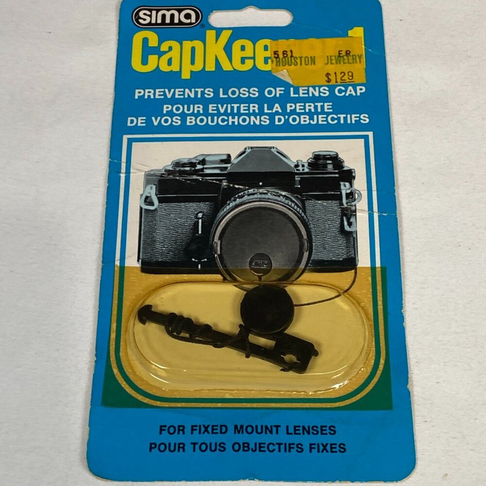 New Sima CapKeeper 1 Prevents Loss of Lens Cap Vintage Parts & Accessories